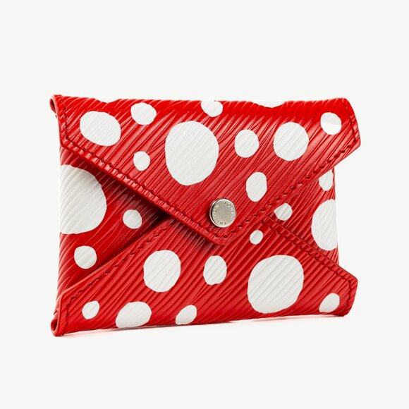 Louis Vuitton x Yayoi Kusama Kirigami Red Epi Dotted Pochette - Picture 2 of 10